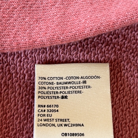 Anthropologie Dusty Rose Open Front Jacket w Tiered Ruffled Back & Pockets - Picture 9 of 11